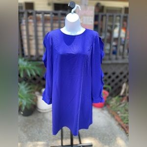 London Times Long-sleeve Dress